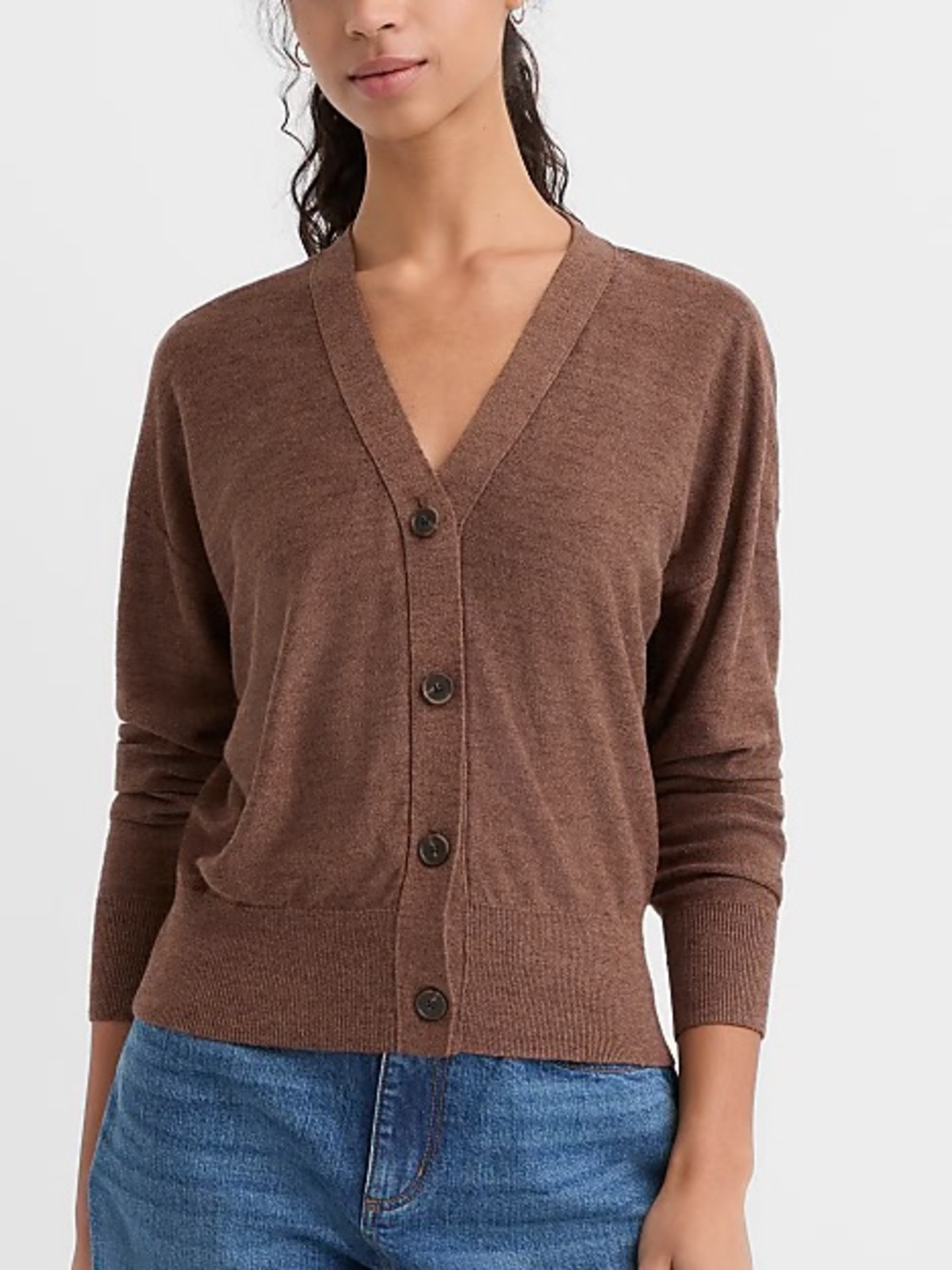 LOFT Modern V-Neck Cardigan